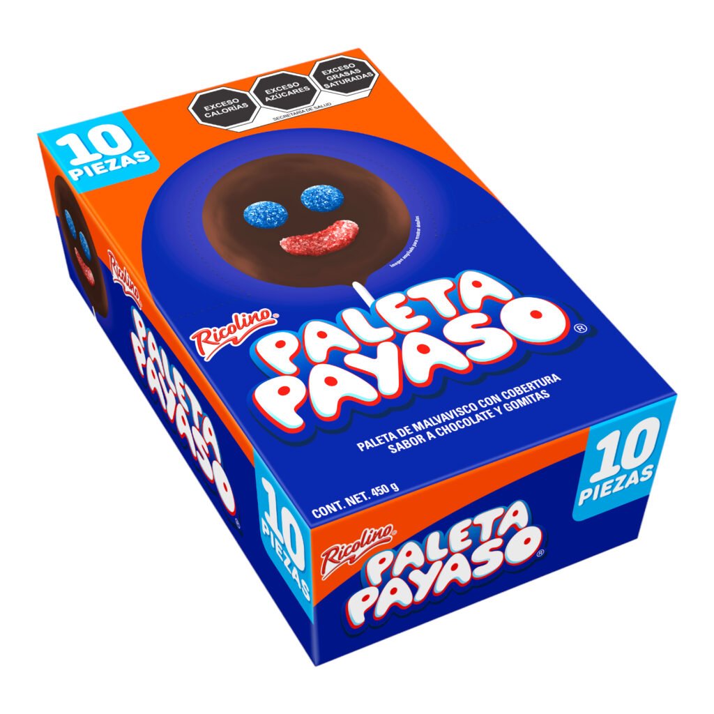 Ricolino Paleta Payaso Paquete Con 10 Piezas Caja Con 12 Paquetes 12