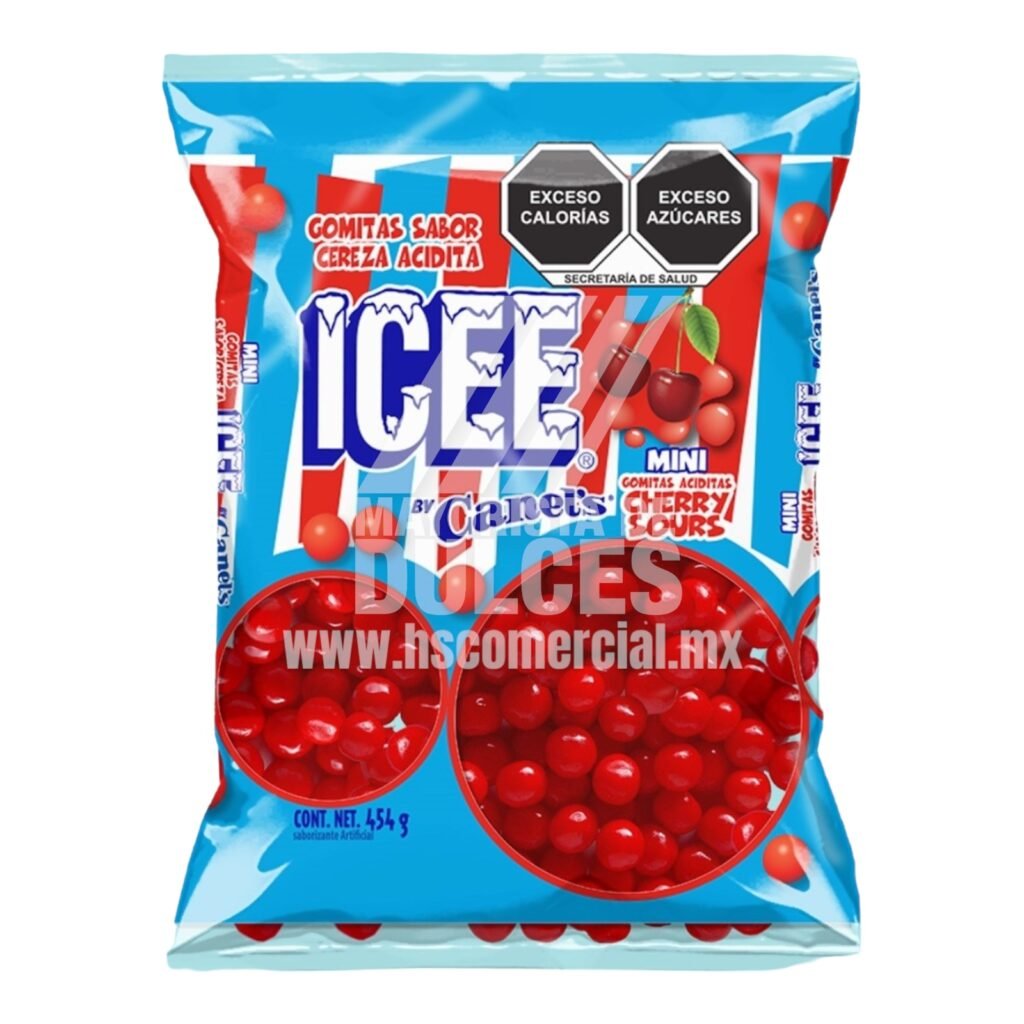 Canels Gomita Icee Cherry Sours Bolsa G Cart N Con Bolsas