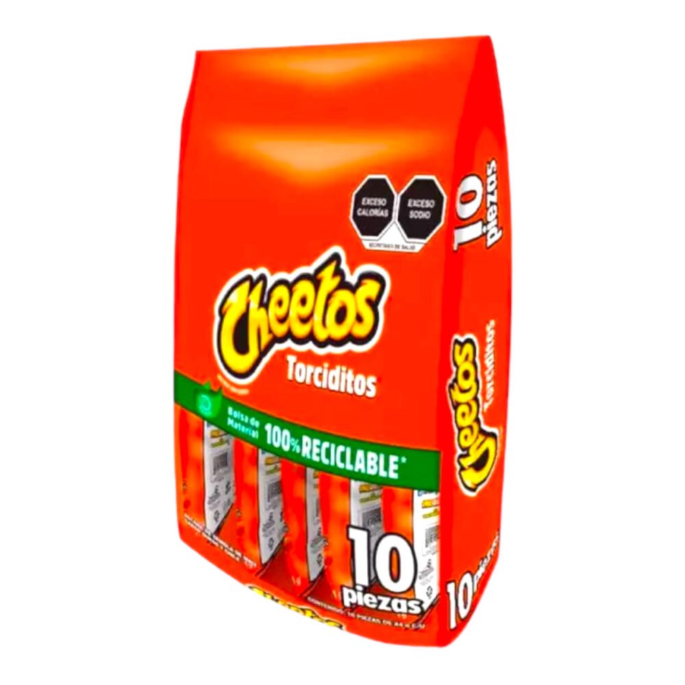 Sabritas Cheetos TORCIDITO bolsa 6/10pzs