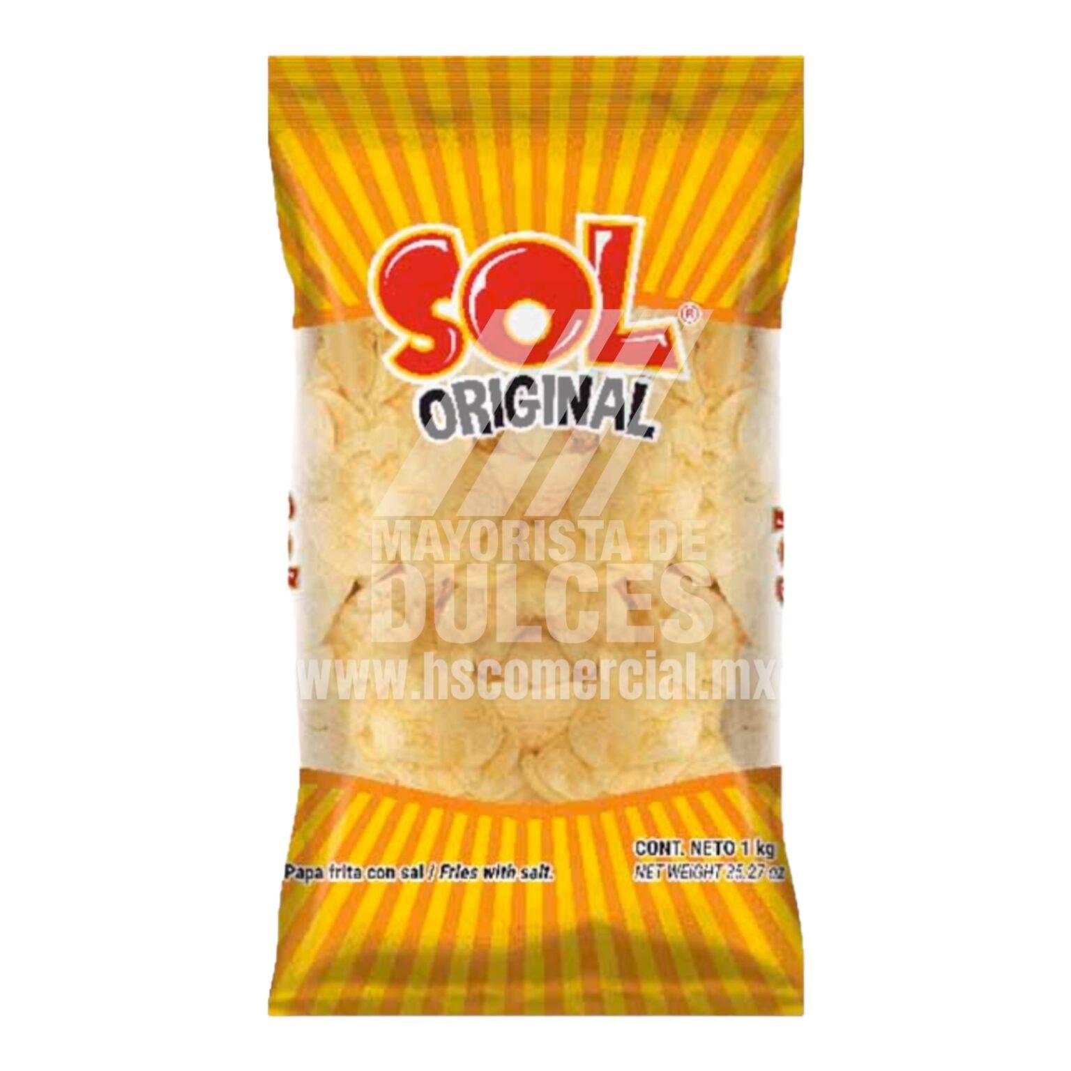 Botanas Sol PAPA NATURAL bolsa con 1 kilo – Dulcerías y Reposterías ...