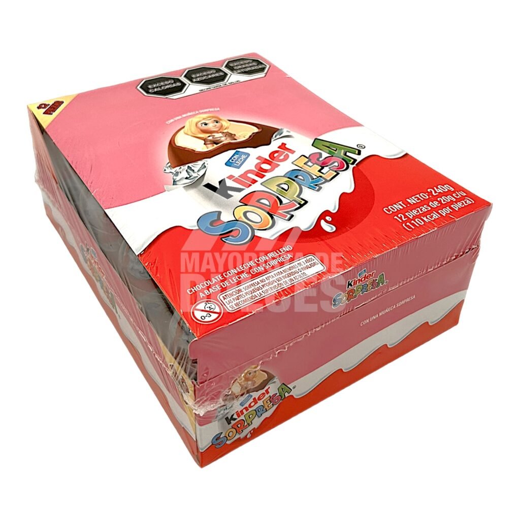 Kinder Sopresa Huevo 12´s MUÑECAS paquete con 12 piezas (Caja con 8 ...