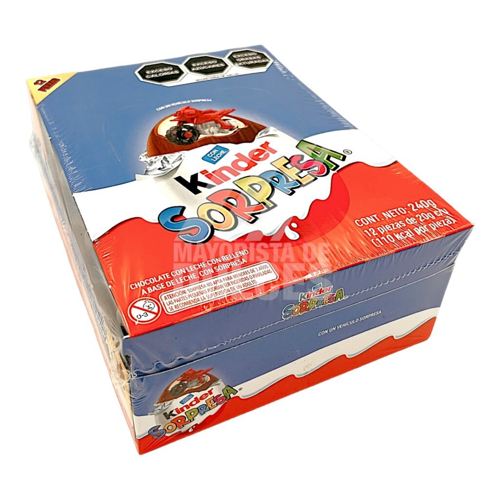 Kinder Sorpresa Huevo 12´s Vehiculos paquete con 12 piezas (Caja con 8 ...