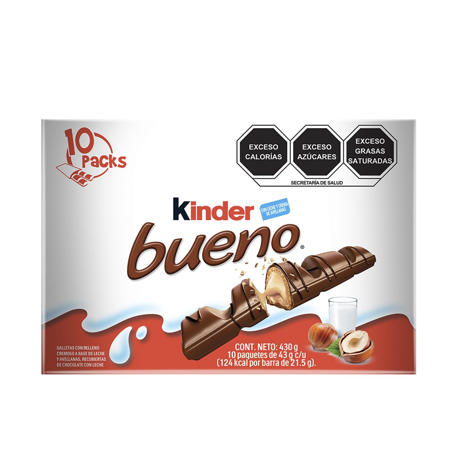 Kinder BUENO 12/10pzs – H.S. Comercial Mayorista De Dulces – Dulcería Y ...