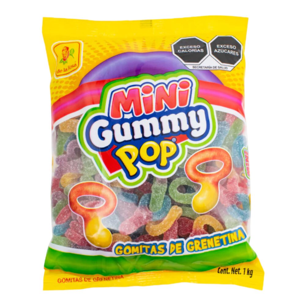 de la rosa gomitas Gummy Pop MINI dulces dulcerias mayoreo