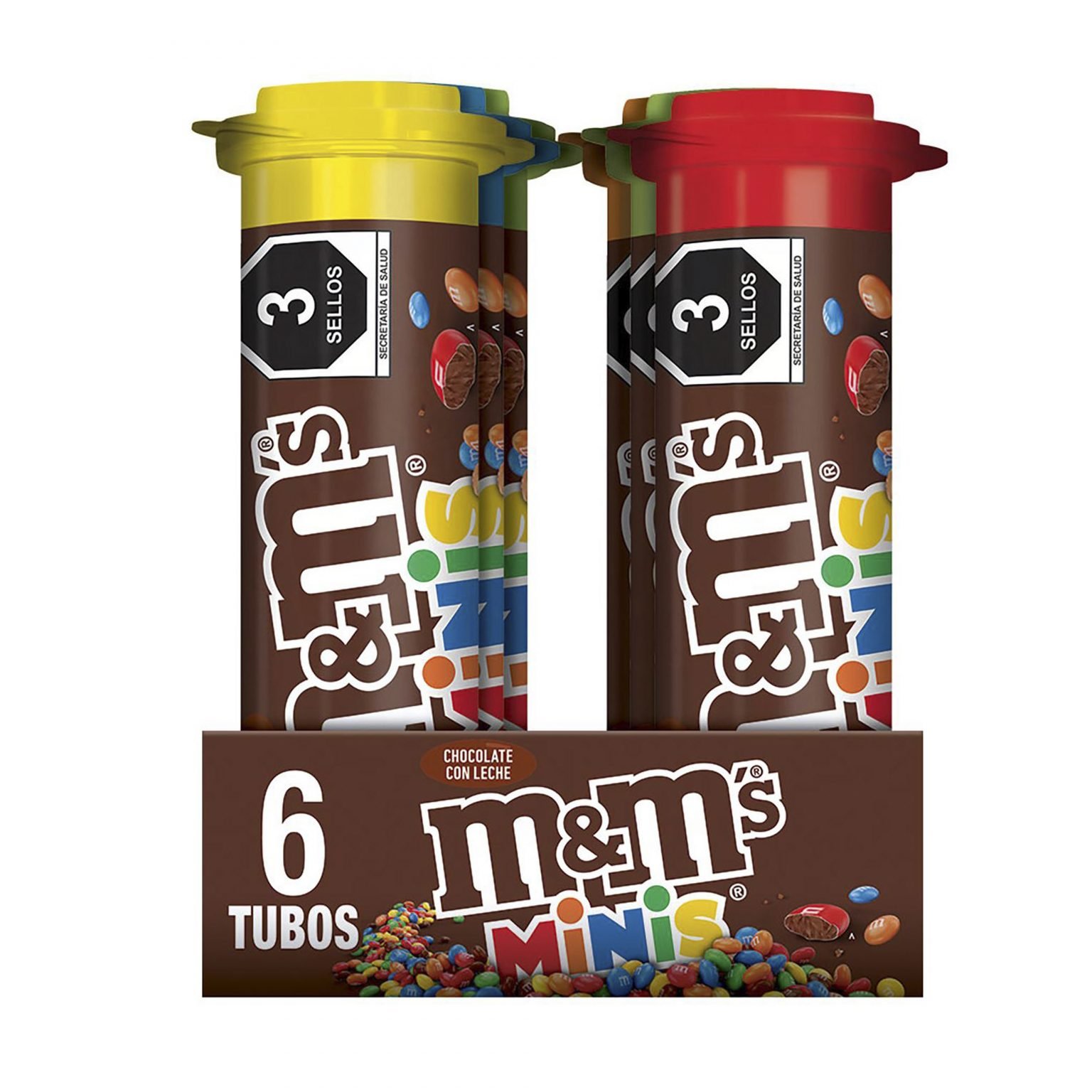 Effem Mars M&M´s Tubo 6 PACK 24/6pzs – H.S. Comercial Mayorista de ...