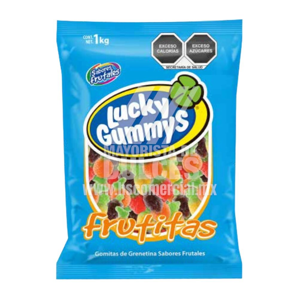 Cuanda gomita Lucky Gummys Frutitas bolsa con 1 kilo