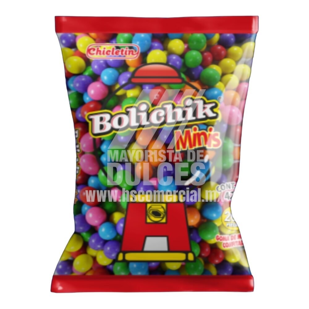 Dulces Gómez chicle MINIS Bolichick bolsa con 200 piezas