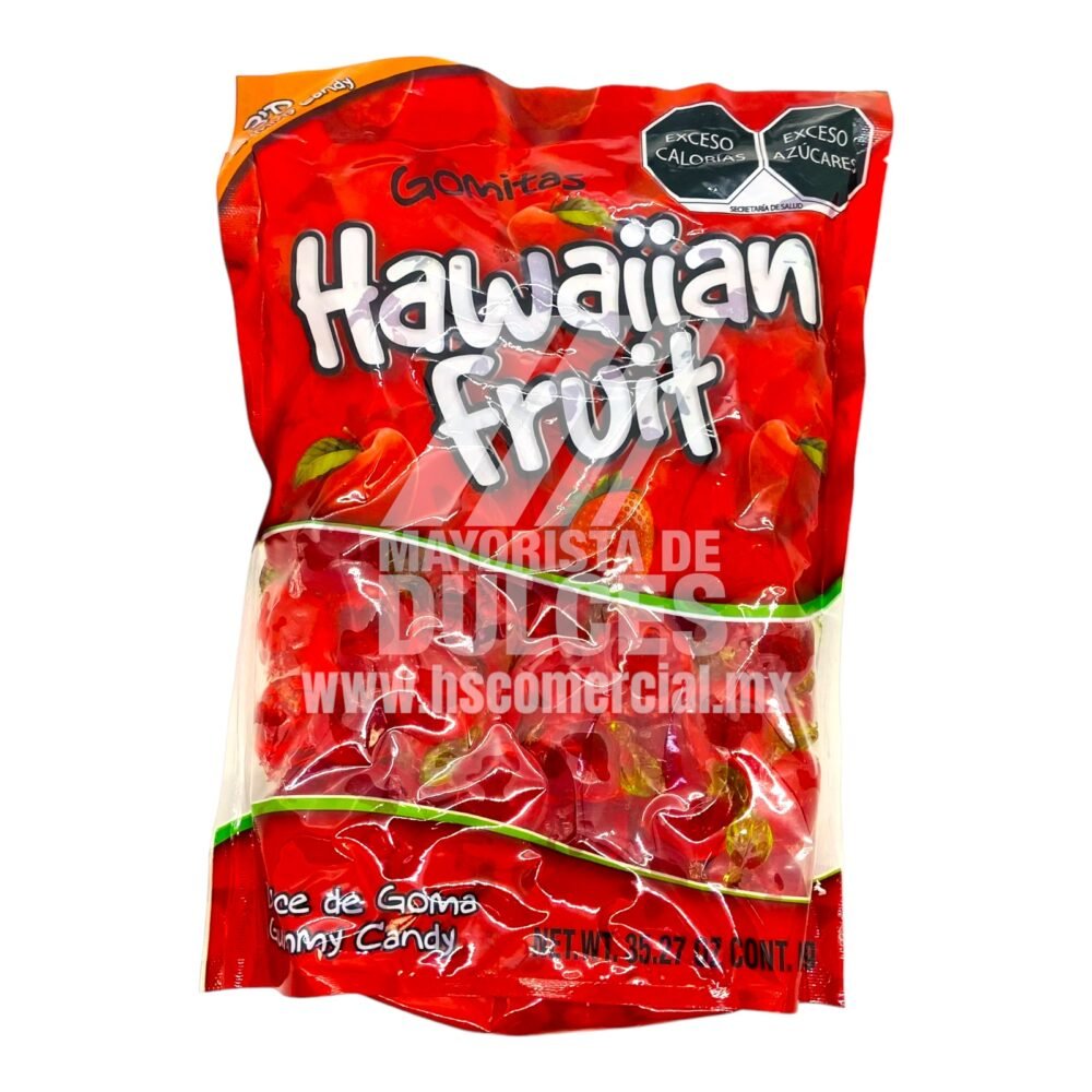 Hawaiian Fruit gomita MANZANA bolsa con 1 kilo