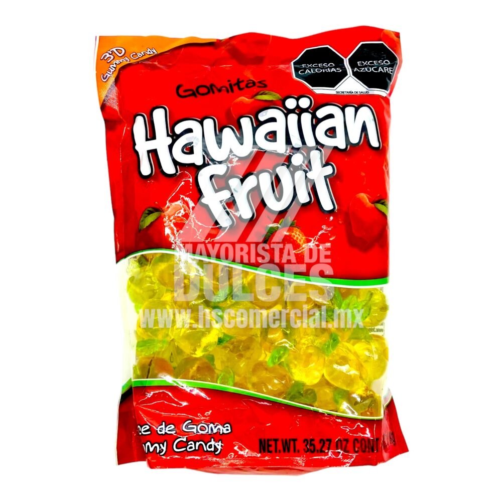 Hawaiian Fruit gomita PIÑA bolsa con 1 kilo