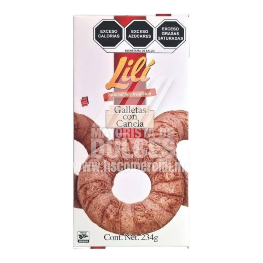 Lili galletas ROSCA CANELA paquete con 234g 1