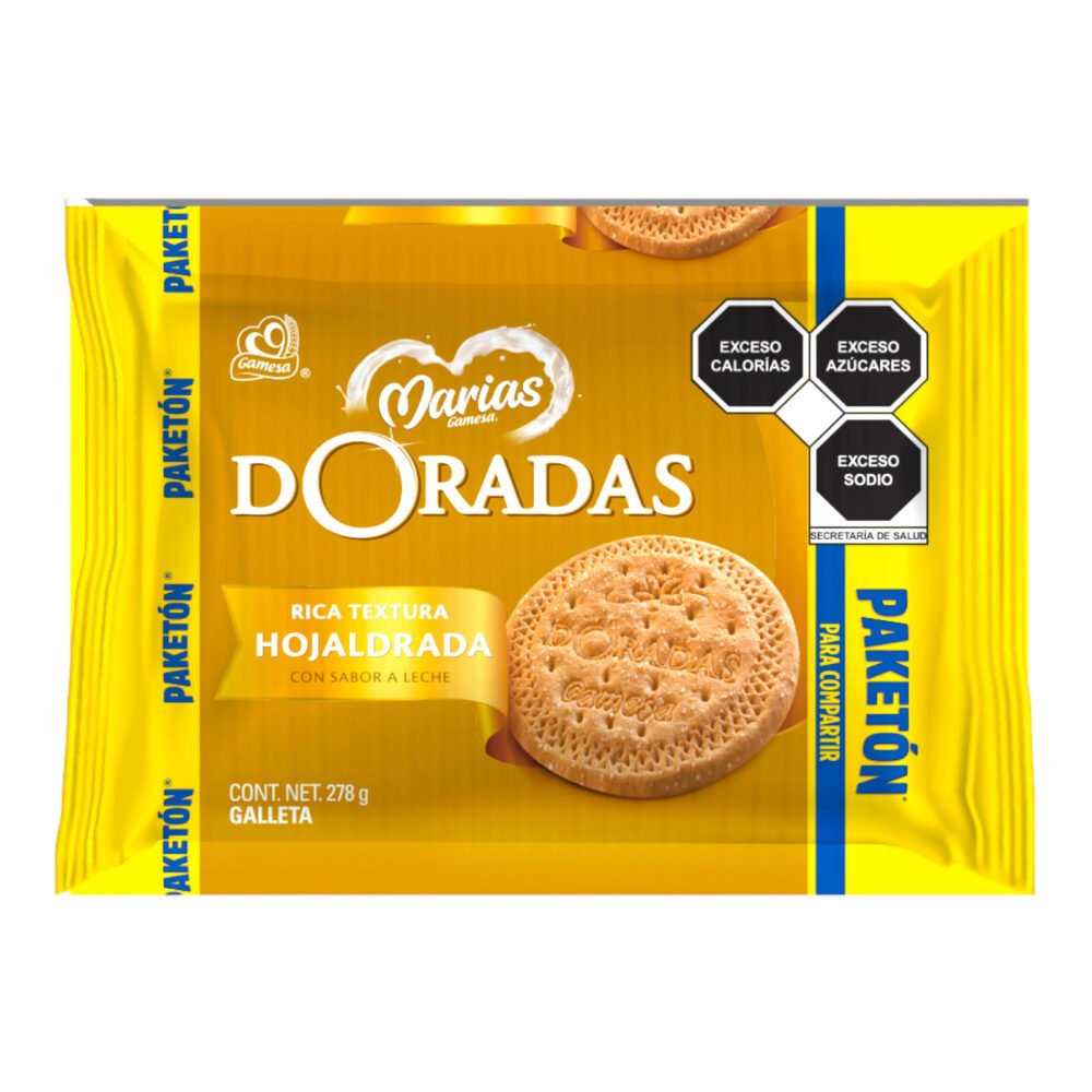 Gamesa galletas MARIAS Paketin Dorada 278g con 10pzs