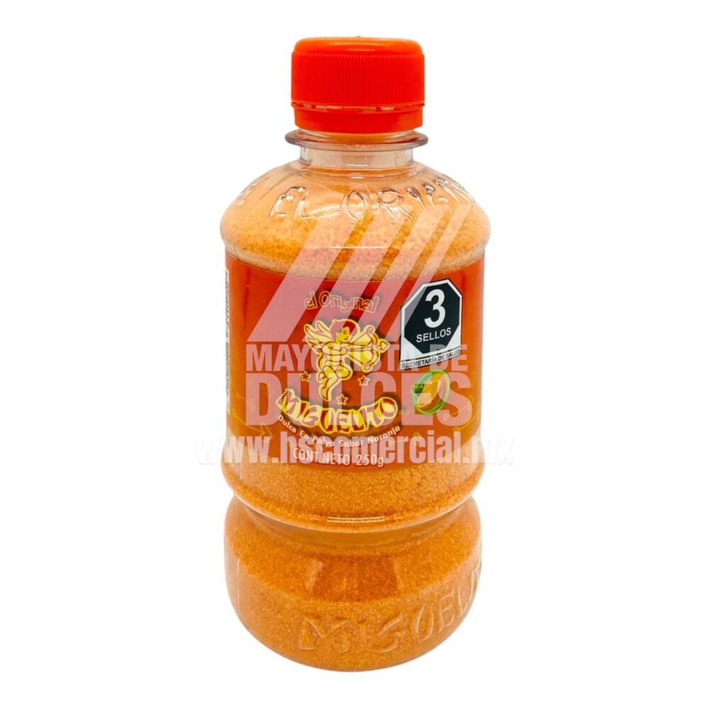 Miguelito Botellin NARANJA Cuartito botella con 250g