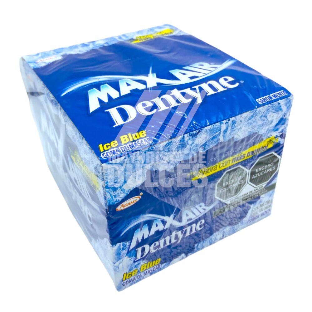 Adams chicle Max Air 2´s Dentyne ICE BLUE
