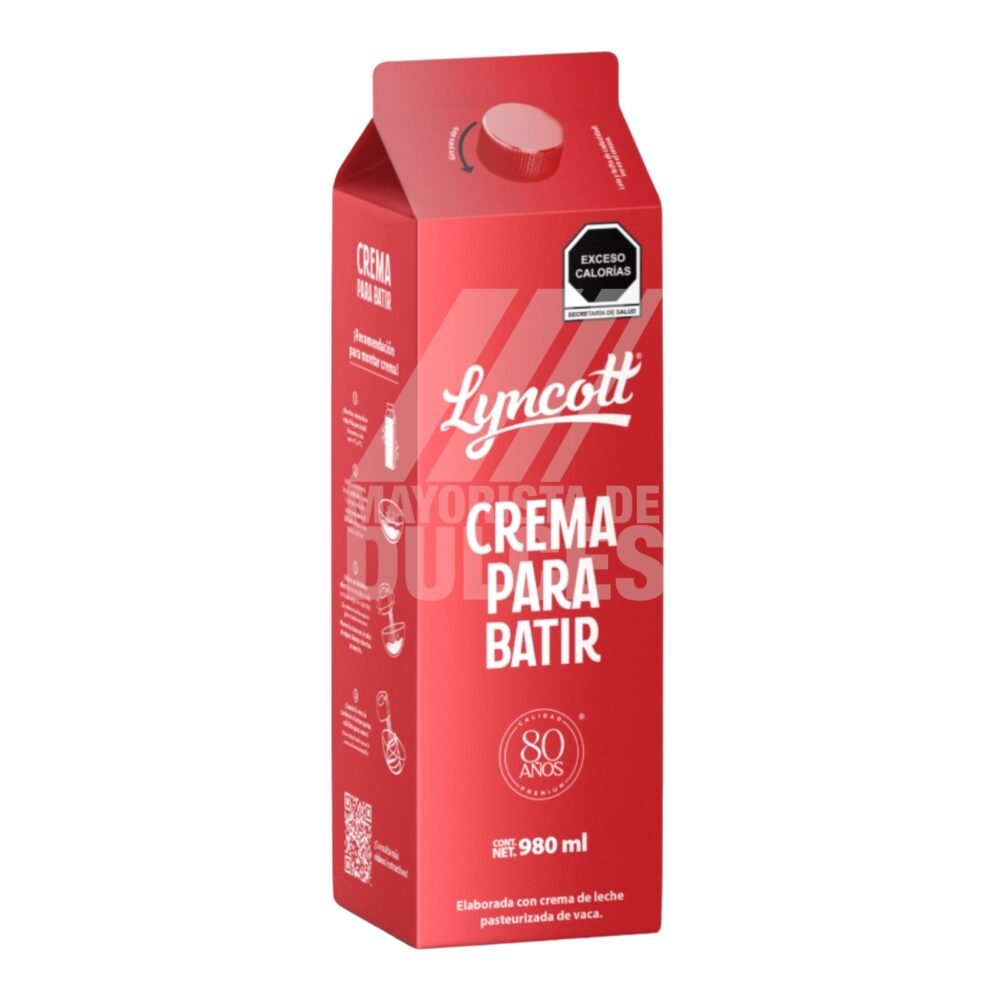 Lyncott Crema para Batir 980ml