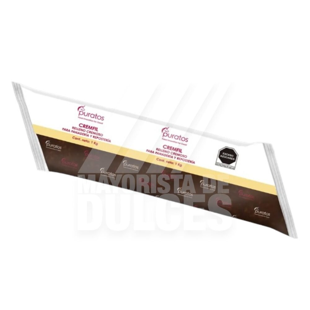 Puratos Cremfil Crema de Chocolate Bavarian manga con 1 kilo