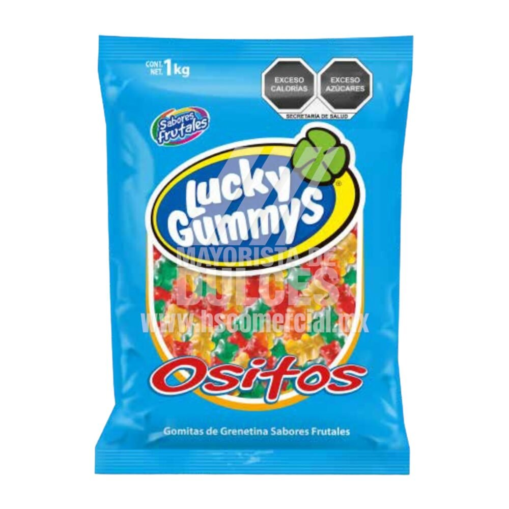 Cuanda gomita Lucky Gummys Ositos bolsa con 1 kilo