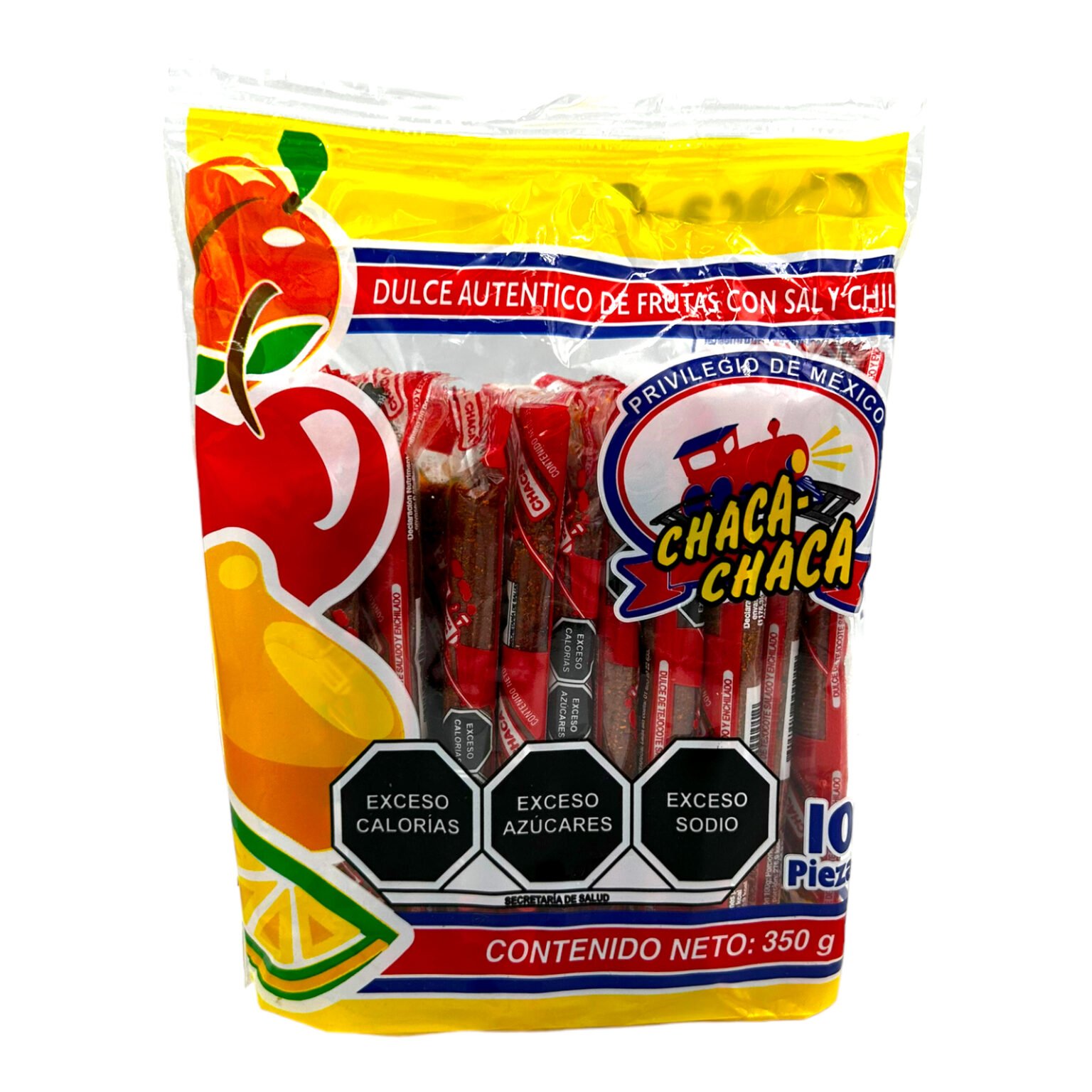 S. RIELITO Tamarindo ChacaChaca bolsa con 10 piezas (Caja con 30 bolsas) 30/10pzs Dulcerías H