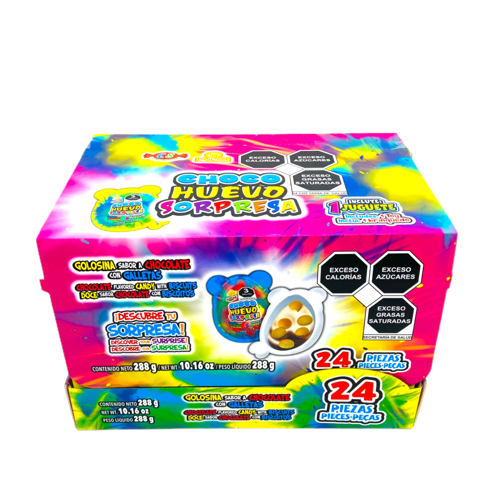 Las Delicias Choco HUEVO Sorpresa paquete con 24 piezas – Dulcerías y ...