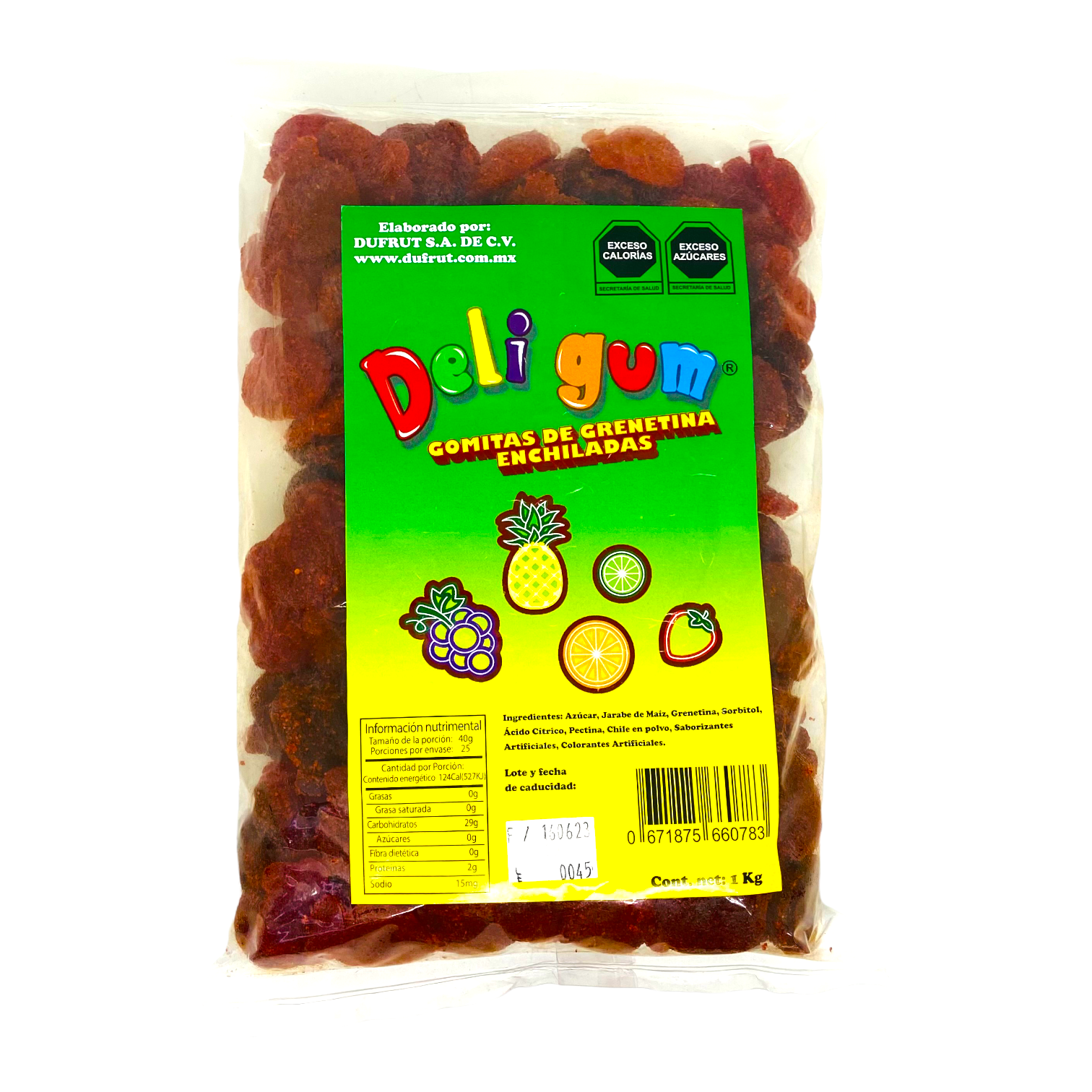 DeliGum Gomitas Frutas ENCHILADAS 5/1kg – H.S. Comercial