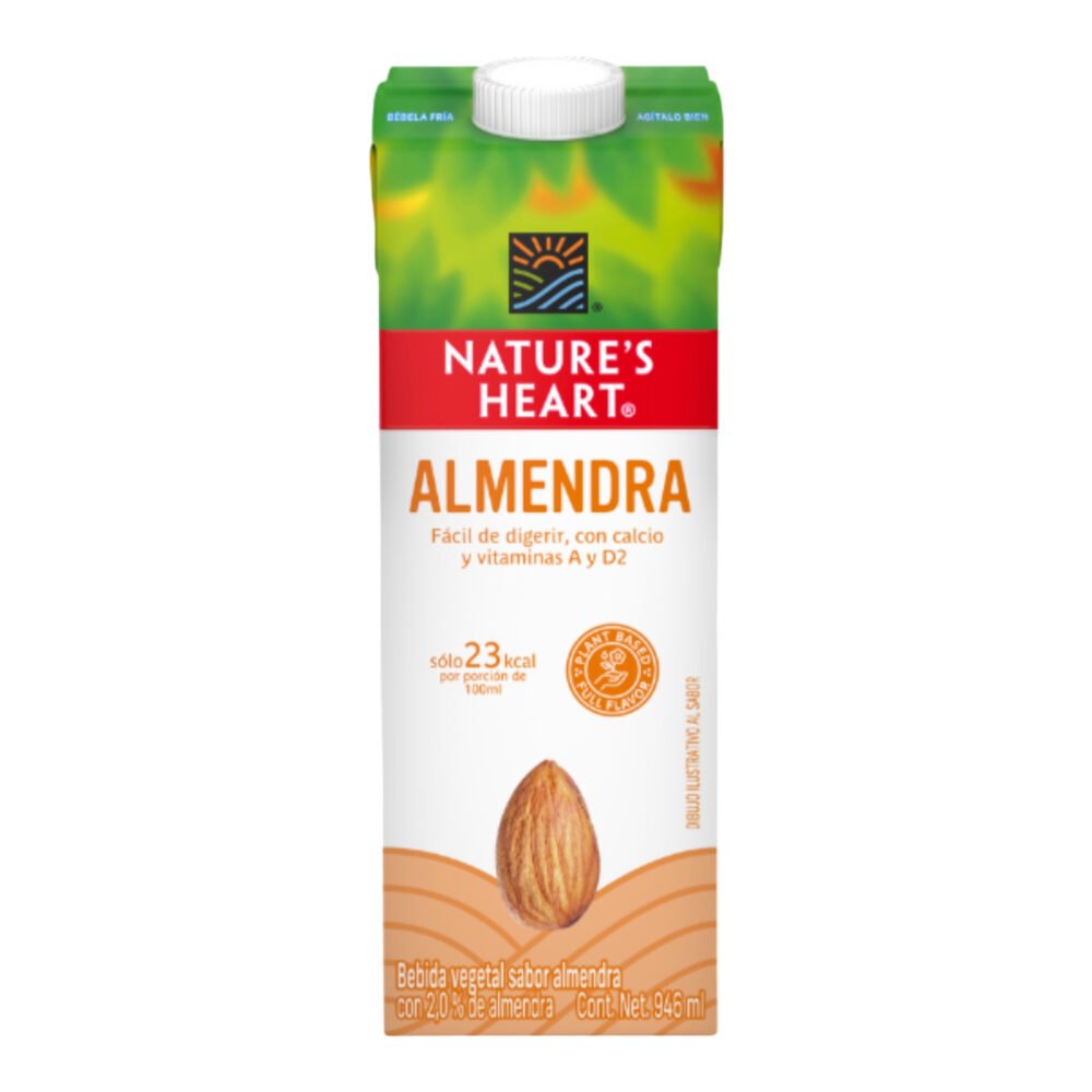 Nestlé Natures Heart Bebida de ALMENDRA 946 mililitros reposteria repostero mayoreo