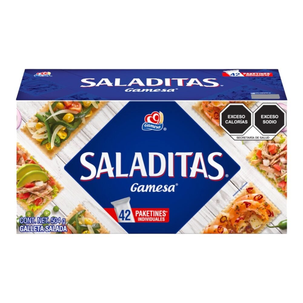 Gamesa SALADITAS 42 Paketin dulces dulcerias hs mayoreo