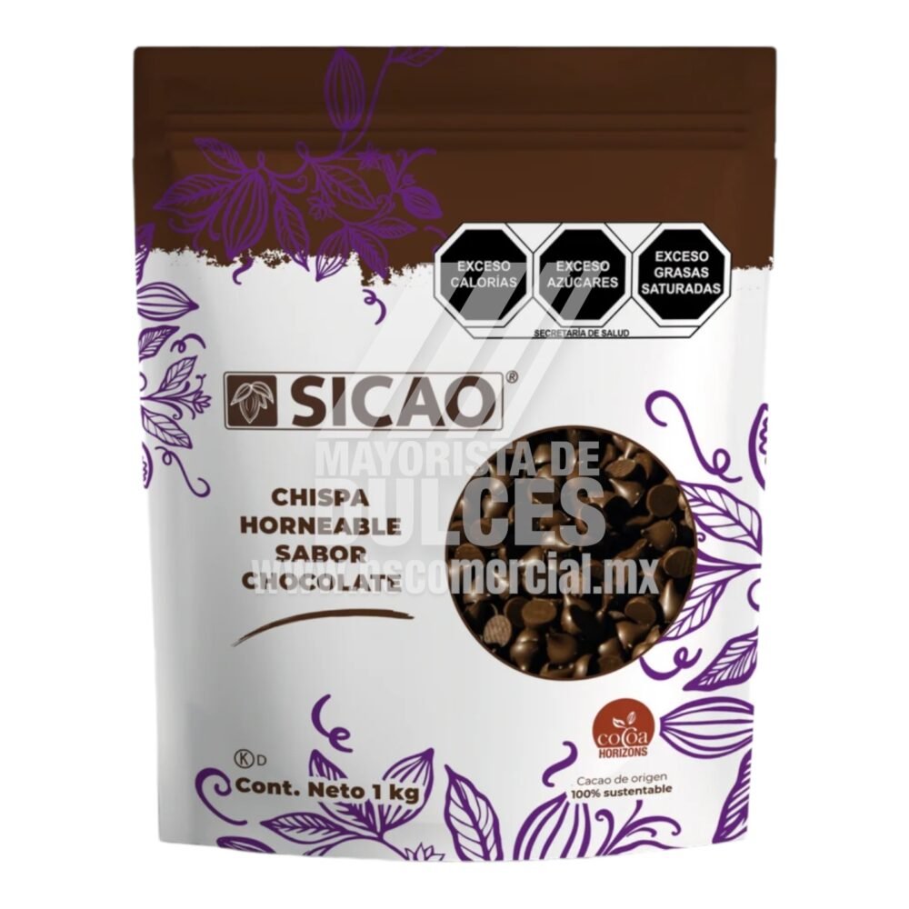 Sicao Chispas HORNEABLE Chocolate bolsa con 1 kilo