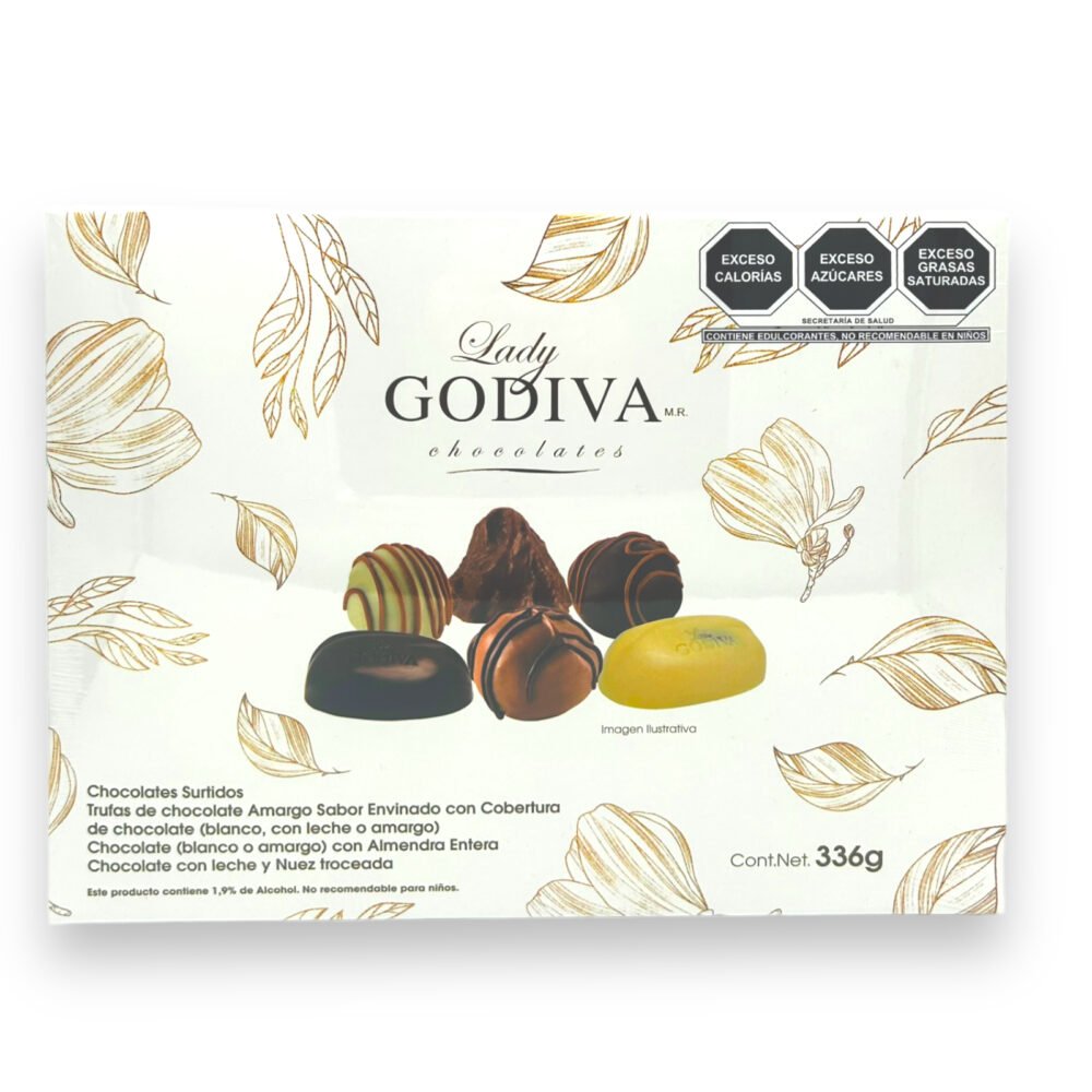 La Suiza Lady Godiva Chocolates Surtidos Grande dulces dulcerias mayoreo