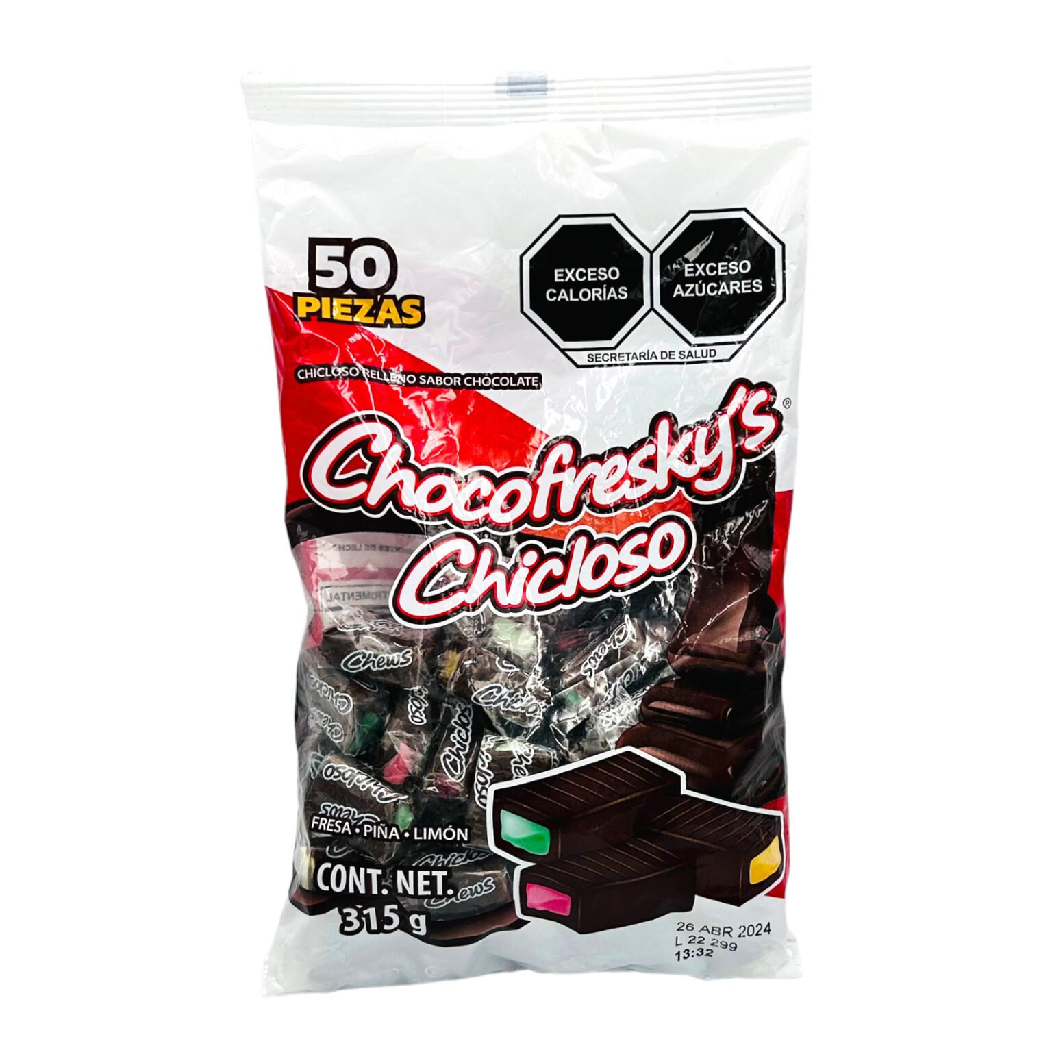 Dulces Gómez ChocoFresky CHICLOSO 20/50pzs – H.S. Comercial Mayorista