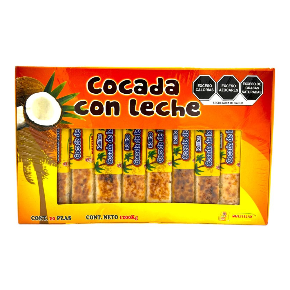 Dultitlax Cocada con Leche dulces tradicional mexicano dulcerias mayoreo