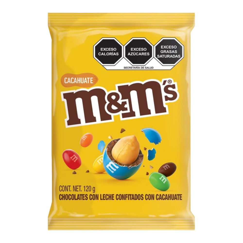 Effem Mars M&M Bolsa Cacahuate dulces dulcerias hs mayoreo