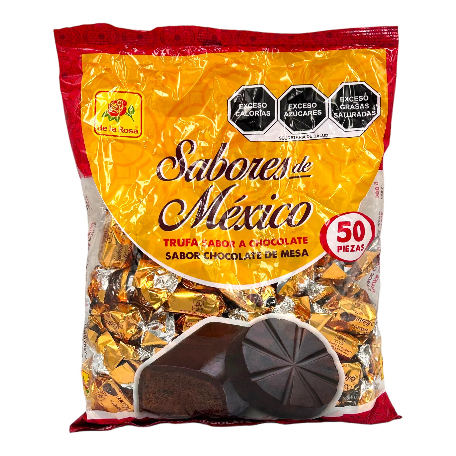 de la Rosa TRUFA Chocolate de Mesa bolsa con 500g (Caja con 20 bolsas