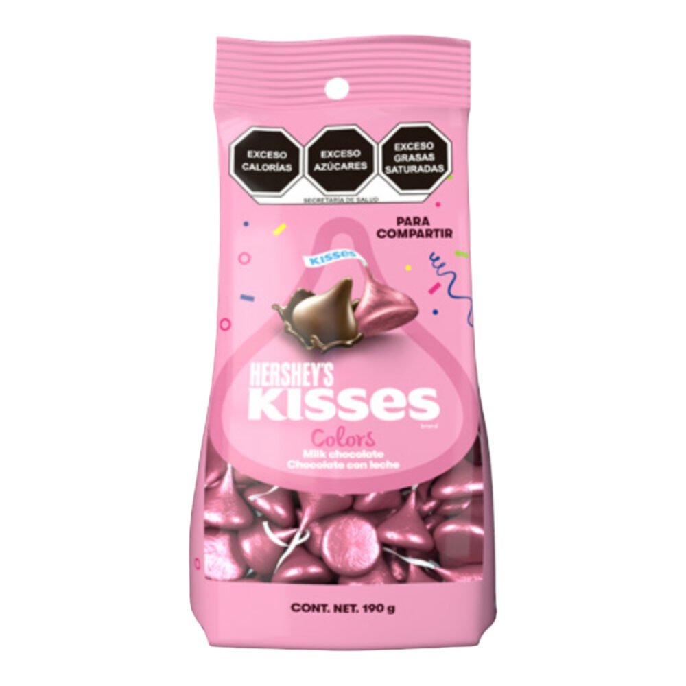 Herheys chocolate Kisses Fiesta ROSA 6/190g