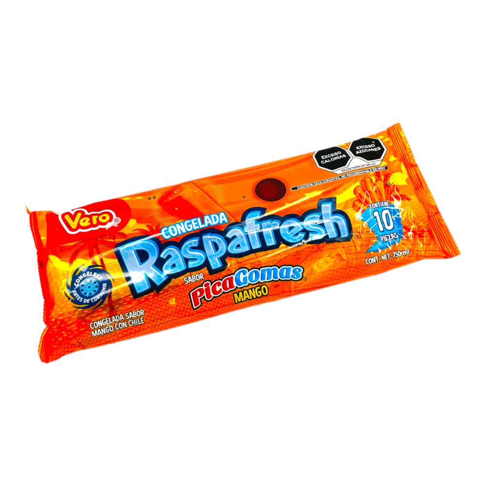 Ricolino Raspafresh Congelada PicaGoma MANGO dulces dulcerias mayoreo
