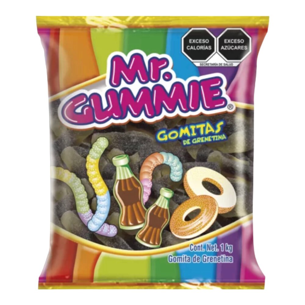 Cuétara gomitas Mr.Gummie Mini COLA dulces dulcerias mayoreo
