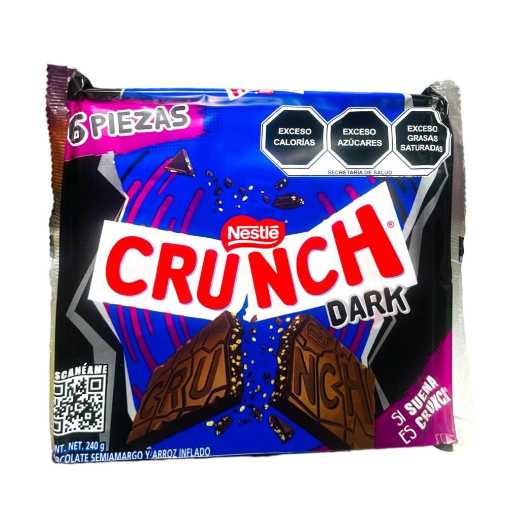Nestlé chocolate Crunch DARK dulces dulcerias mayoreo