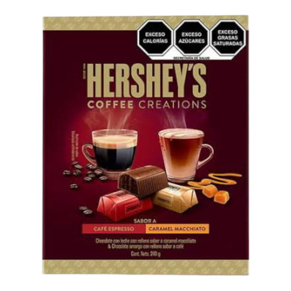 Hersheys chocolate COFFEE Espreso Caramel dulces dulcerias mayoreo