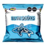 Jovy gummy Sharks Blue Tiburones dulces dulcerias mayoreo