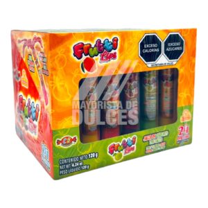 Las Delicias FRUTTI LIPS paquete con 24 piezas – Dulcerías y ...