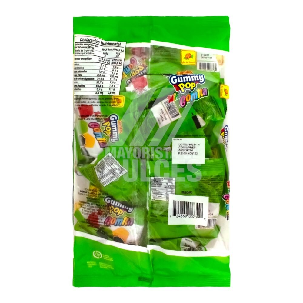 de la Rosa Gummy pop Mini Gomita 2