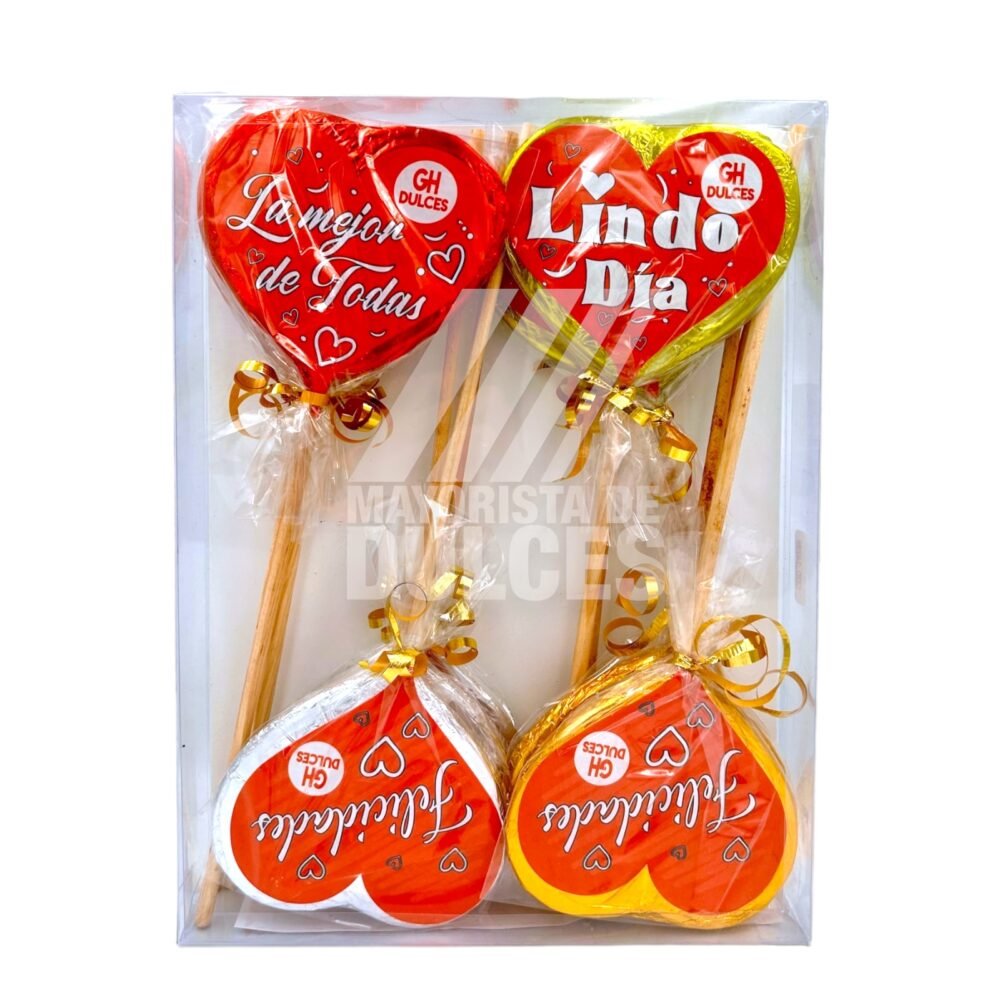 GH Paleta de Chocolate LUX CORAZÓN 1