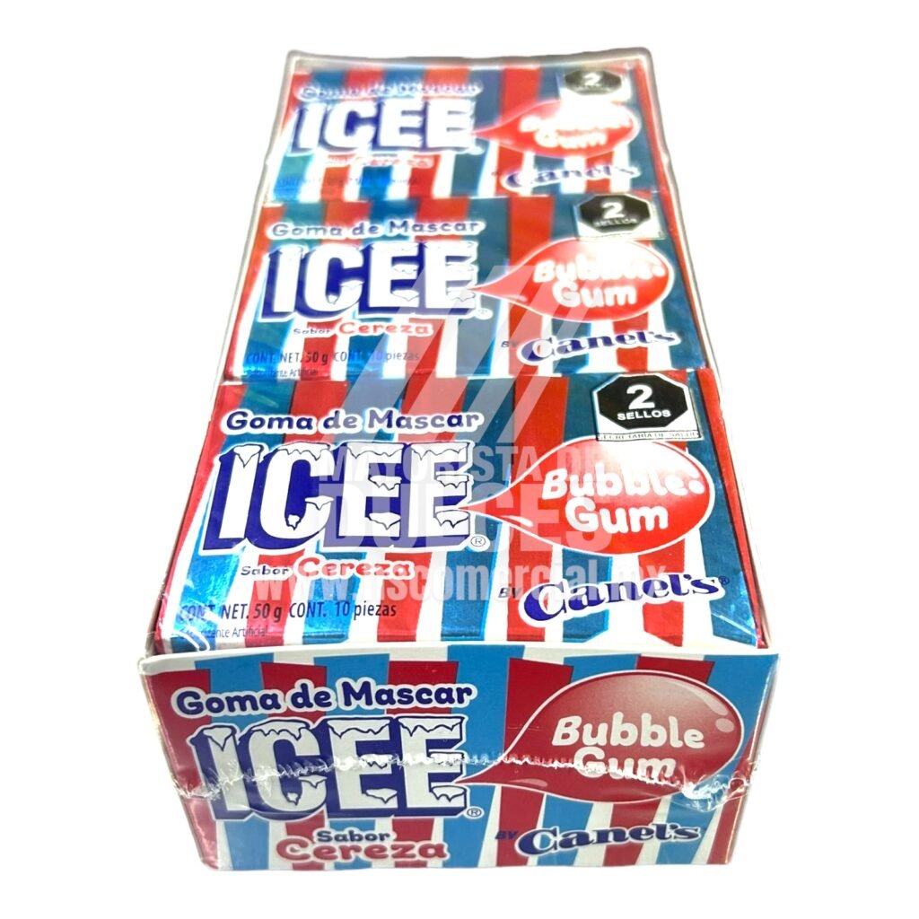 Canels chicle ICEE Display 12 piezas (Cartón con 12 displays ...