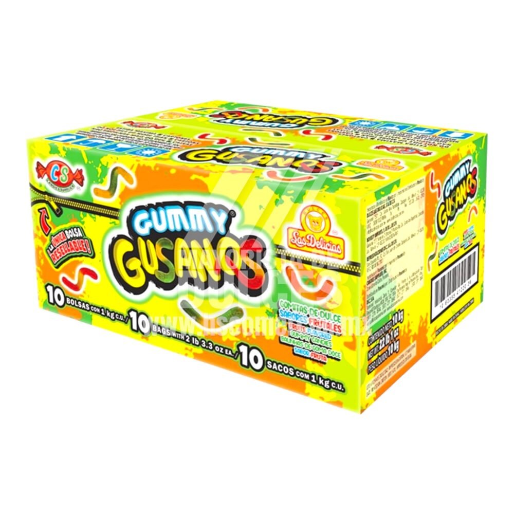 Las Delicias gomitas Gummy GUSANOS 2