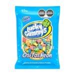 Cuanda gomita Lucky Gummys Ositos NEON bolsa con 1 kilo