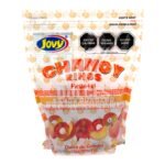 Jovy gummy Aros de Durazno con Chamoy Picante bolsa con 1 kilo