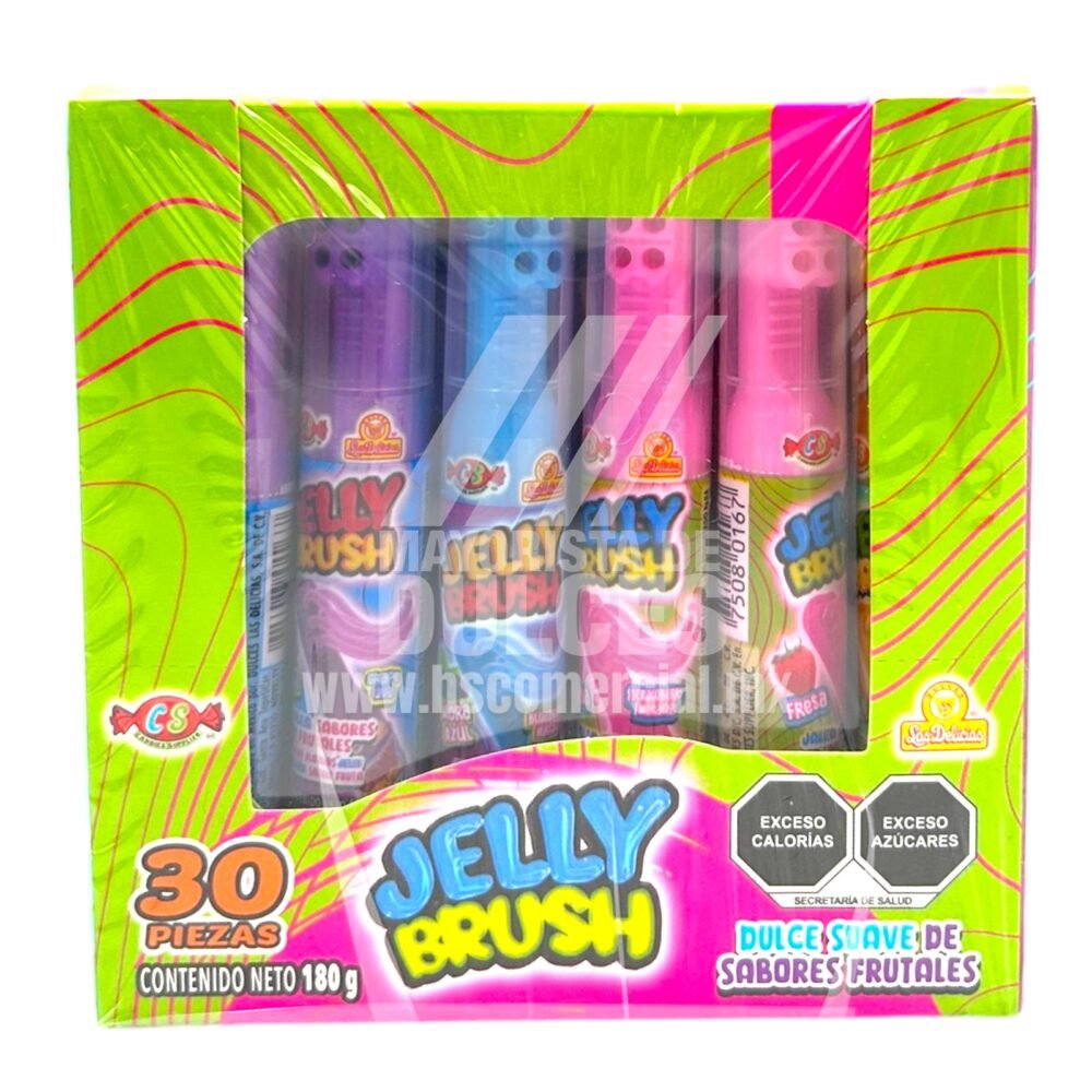 Las Delicias JELLY BRUSH paquete con 30 piezas 1