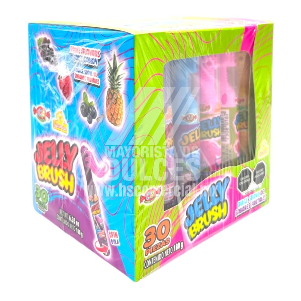 Las Delicias JELLY BRUSH paquete con 30 piezas