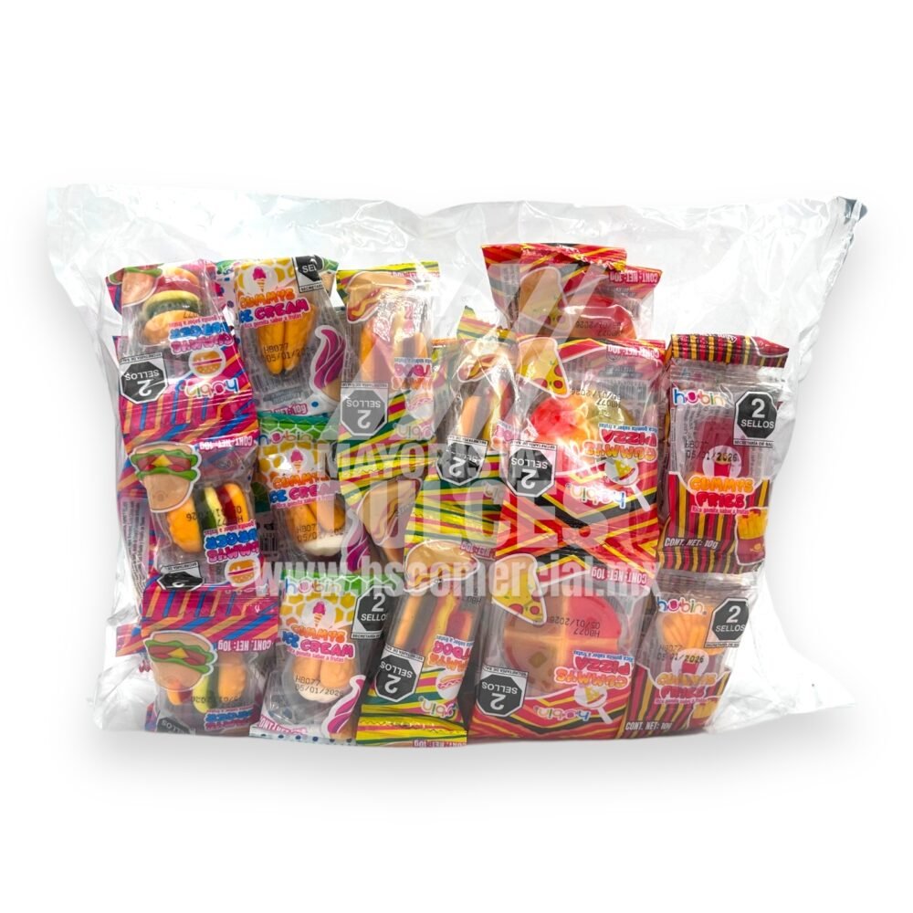 S. gomitas Super Food MIX bolsa con 50 piezas 1