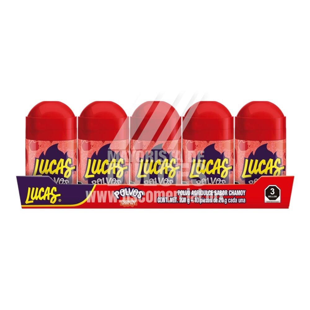 Lucas Baby CHAMOY (Rojo) paquete con 10 piezas