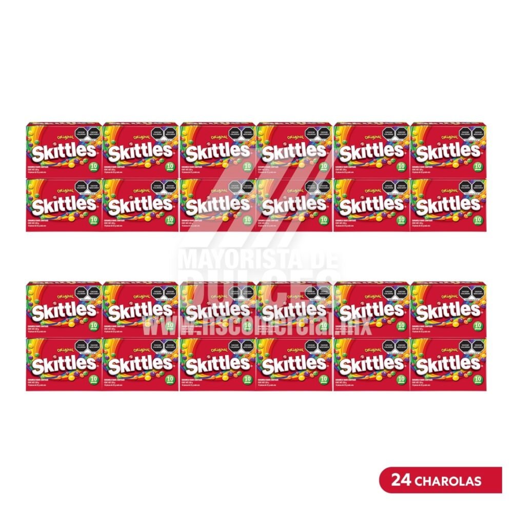 Wrigleys Skittles Paquete Original con 10 sobres de 220g 4