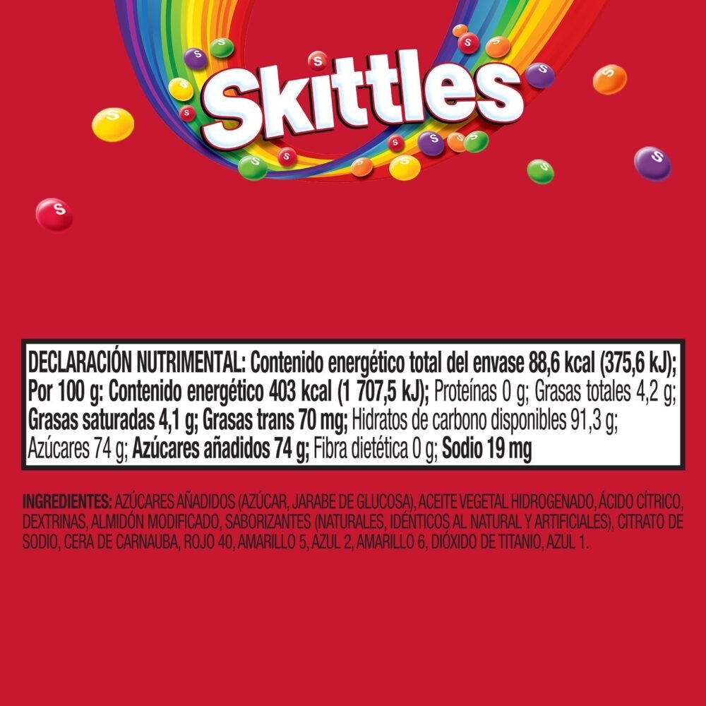 Wrigleys Skittles Paquete Original con 10 sobres de 220g 7